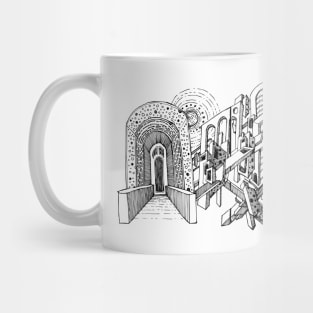 Abstract doodle art Mug